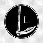 Alphabet 'L' Shovel Vector