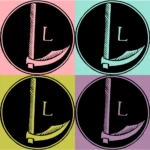 Alphabet 'L' Shovel Vector