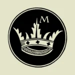 Alphabet 'M' Crown Vector