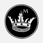 Alphabet 'M' Crown Vector