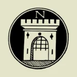 Alphabet 'N' Castle Gate Vector