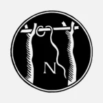 Alphabet 'N' Vector
