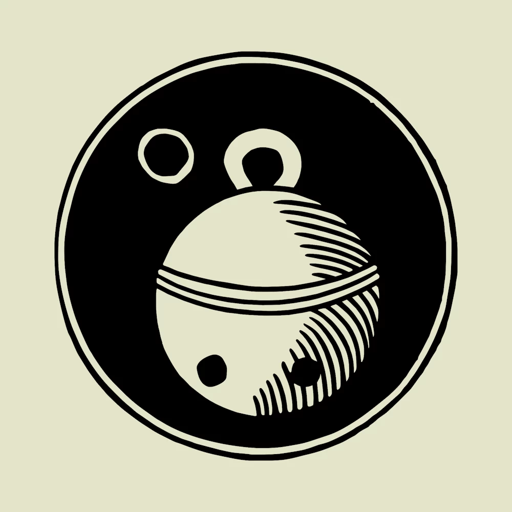 Alphabet 'O' Bell or Incense Burner Vector