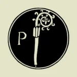 Alphabet 'P' Crozier Vector