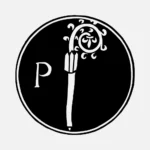 Alphabet 'P' Crozier Vector