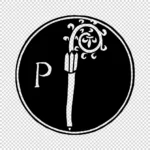 Alphabet 'P' Crozier Vector