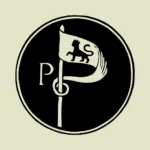 Alphabet 'P' Flag Vector