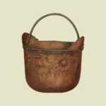 Bucket with Flora Fauna Motif