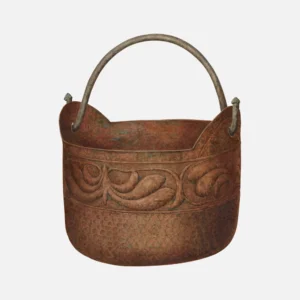 Bucket with Floral Design