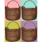 Bucket with Floral Design