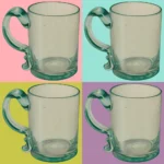 Glass Green Mug