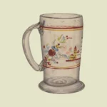Glass Painted Mug