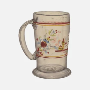 Glass Painted Mug