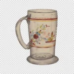 Glass Painted Mug