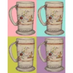 Glass Painted Mug