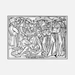 Pope Joan Giving Birth Vector