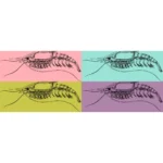 Shrimp Style Crustacean Vector