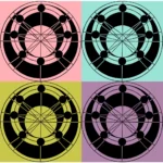 Theorica Solis Astrology Design Vector