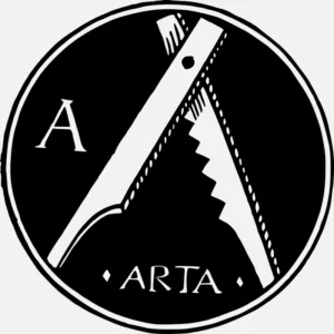 Alphabet 'A' Arta Design Vector