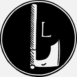 Alphabet 'L' Axe Design Vector
