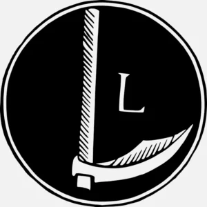 Alphabet 'L' Shovel Design Vector