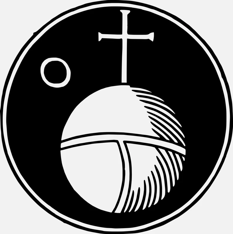 Alphabet 'O' Globus Cruciger Design Vector