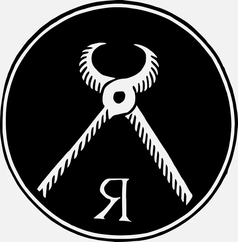 Alphabet 'R' Pliers Design Vector