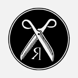 Alphabet 'R' Scissors Vector Design