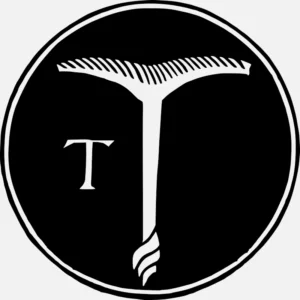 Alphabet 'T' Chisel Design Vector