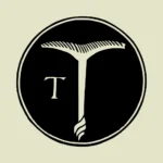 Alphabet 'T' Chisel Vector Design