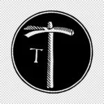 Alphabet 'T' Tool Vector Design