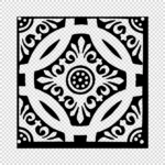 English Tiles from Oxford Plate 10 Vector