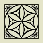 English Tiles from Oxford Plate 23 Vector