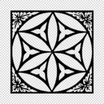 English Tiles from Oxford Plate 23 Vector