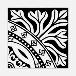 English Tiles from Oxford Plate 9 Vector