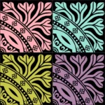 English Tiles from Oxford Plate 9 Vector
