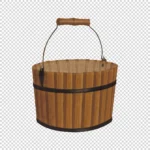 Shaker Wooden Bucket