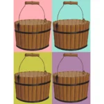 Shaker Wooden Bucket