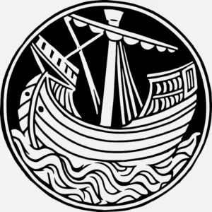 Ship Alphabet Design Vector