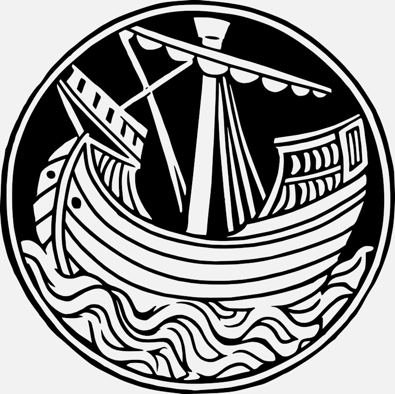 Ship Alphabet Design Vector