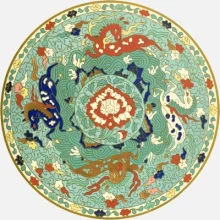 Chinese Ornament Circular Design